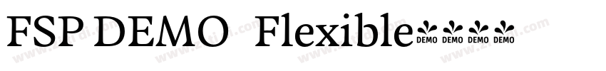 FSP DEMO   Flexible字体转换